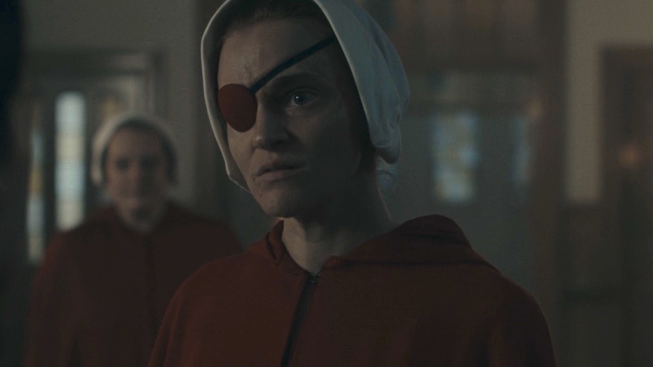 Janine confronting Aunt Lyda in the Red Center