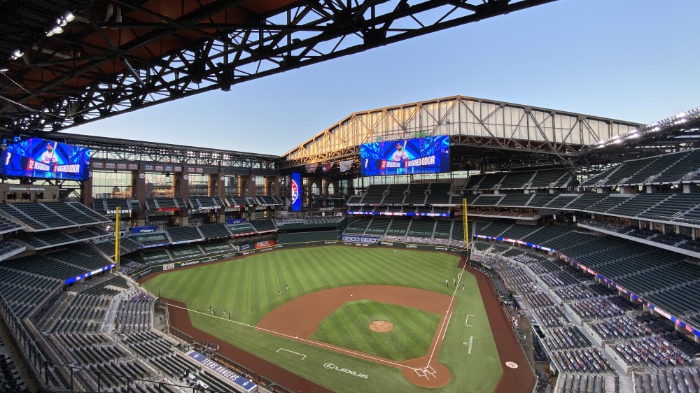 Rangers' New Stadium Display Powered by IP