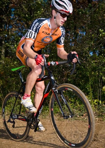 Valentin Scherz (Cyfac) leads the race with two to go, will he hold on to it?