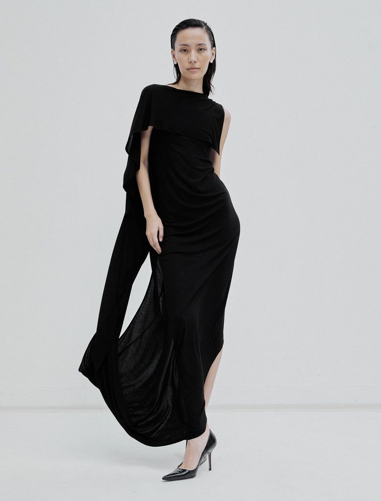 Gres Dress in Black