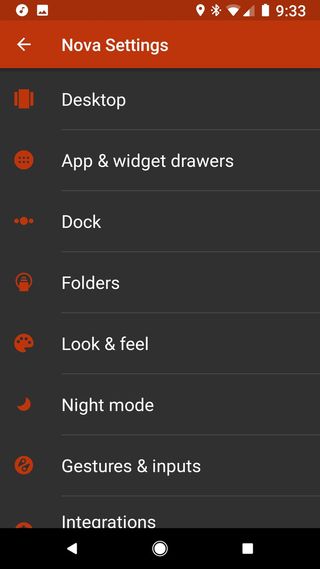 App & widget drawers