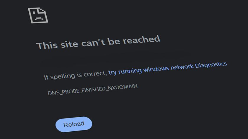 Google Chrome&#039;s webpage unavailable screen.