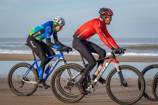 long beach mtb ride on the beach