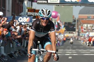 Andy Schleck (Leopard Trek) clearly had nothing left with which to fight.