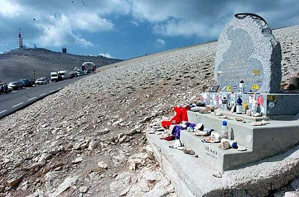 The Tommy Simpson memorial