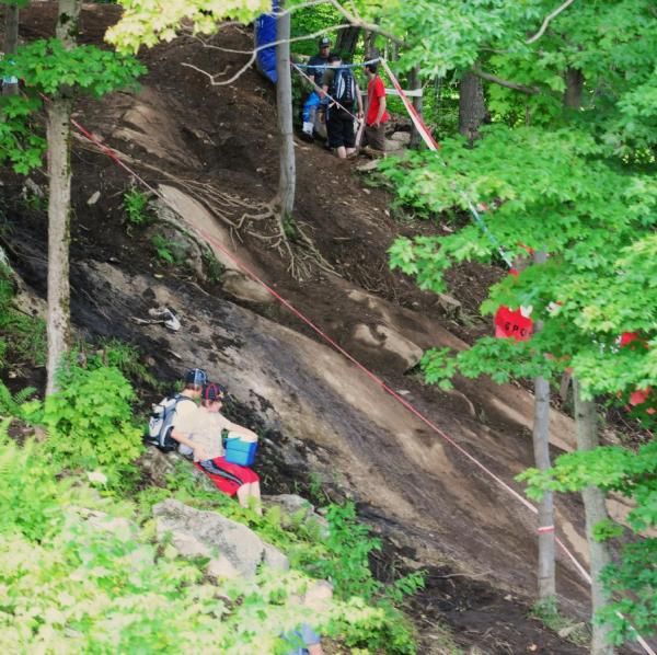 The Bromont course has many treacherous sections.