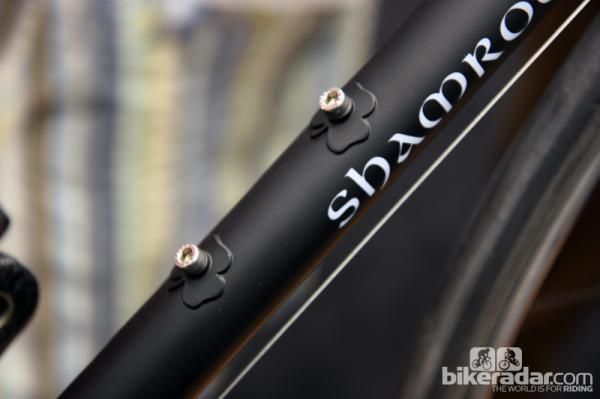 We love the little water bottle mount details from Shamrock Cycles.