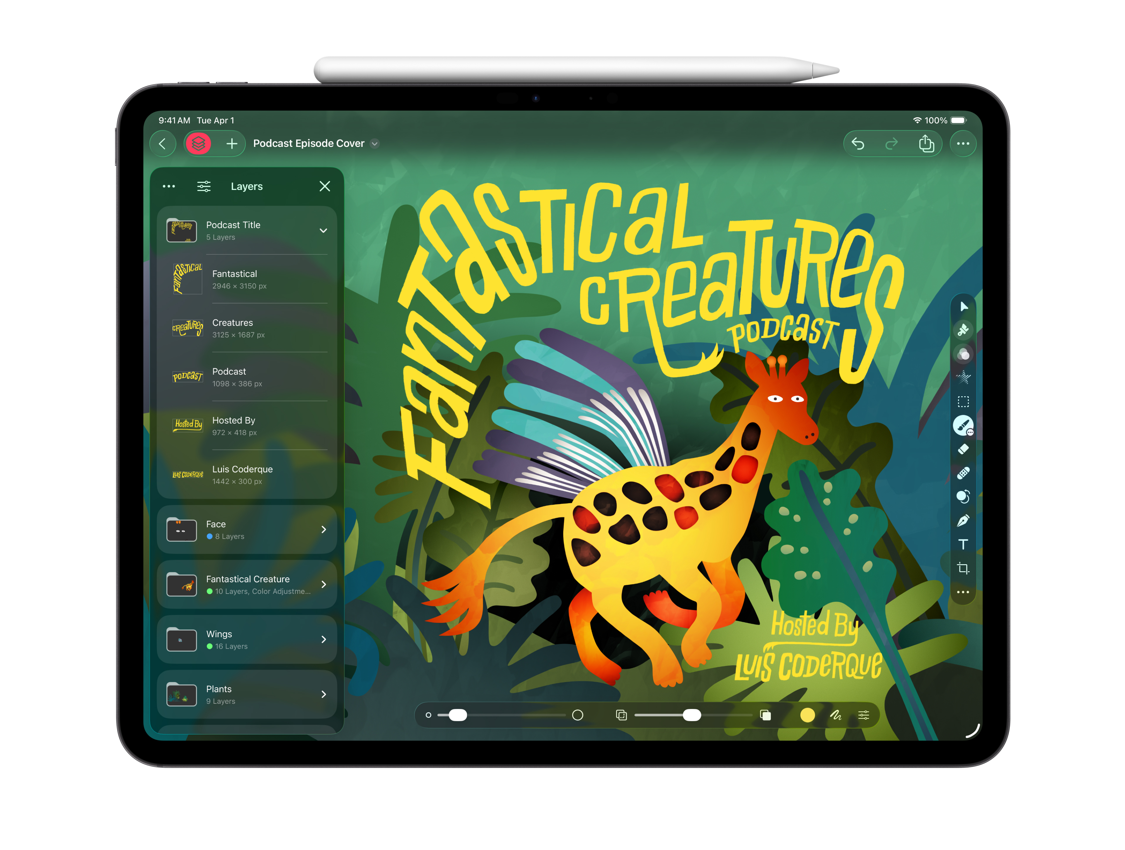 Apple Creator Studio apps in action