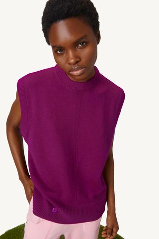 Sheep Inc. purple sweater vest