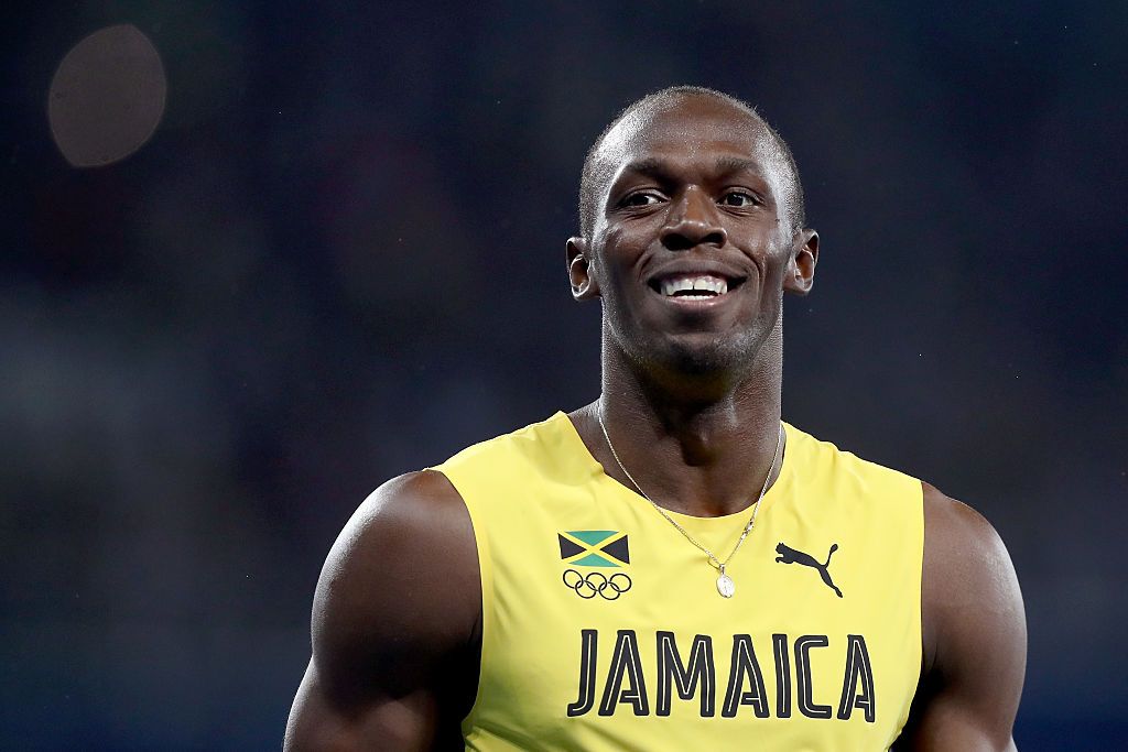 Usain Bolt of Jamaica celebrates winning the Men&amp;#039;s 200m Final on Day 13 of the Rio 2016 Olympic Games at the Olympic Stadium on August 18, 2016 in Rio de Janeiro, Brazil.