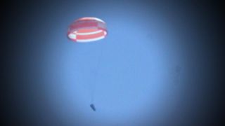 Europe's ISX re-entry parachute drop test on June 19, 2013.