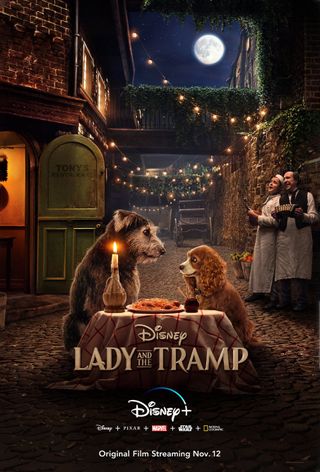 disney's full lady and the tramp spaghetti poster
