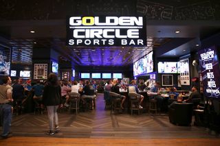 To create an enhanced space for watching sporting events like Vegas Golden Knights hockey games, Treasure Island contracted NanoLumens to design and deliver an ultra-wide 1.8mm pixel-pitch LED videowall that is now the bar's centerpiece.