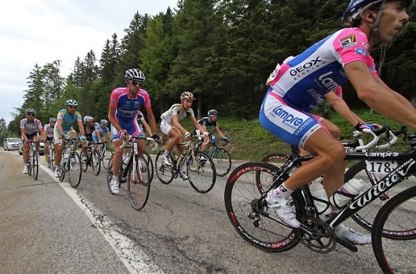 - A group rides together with two kilometers to the ski resort of Chamrousse