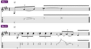 Billy Gibbons lesson examples 1-2
