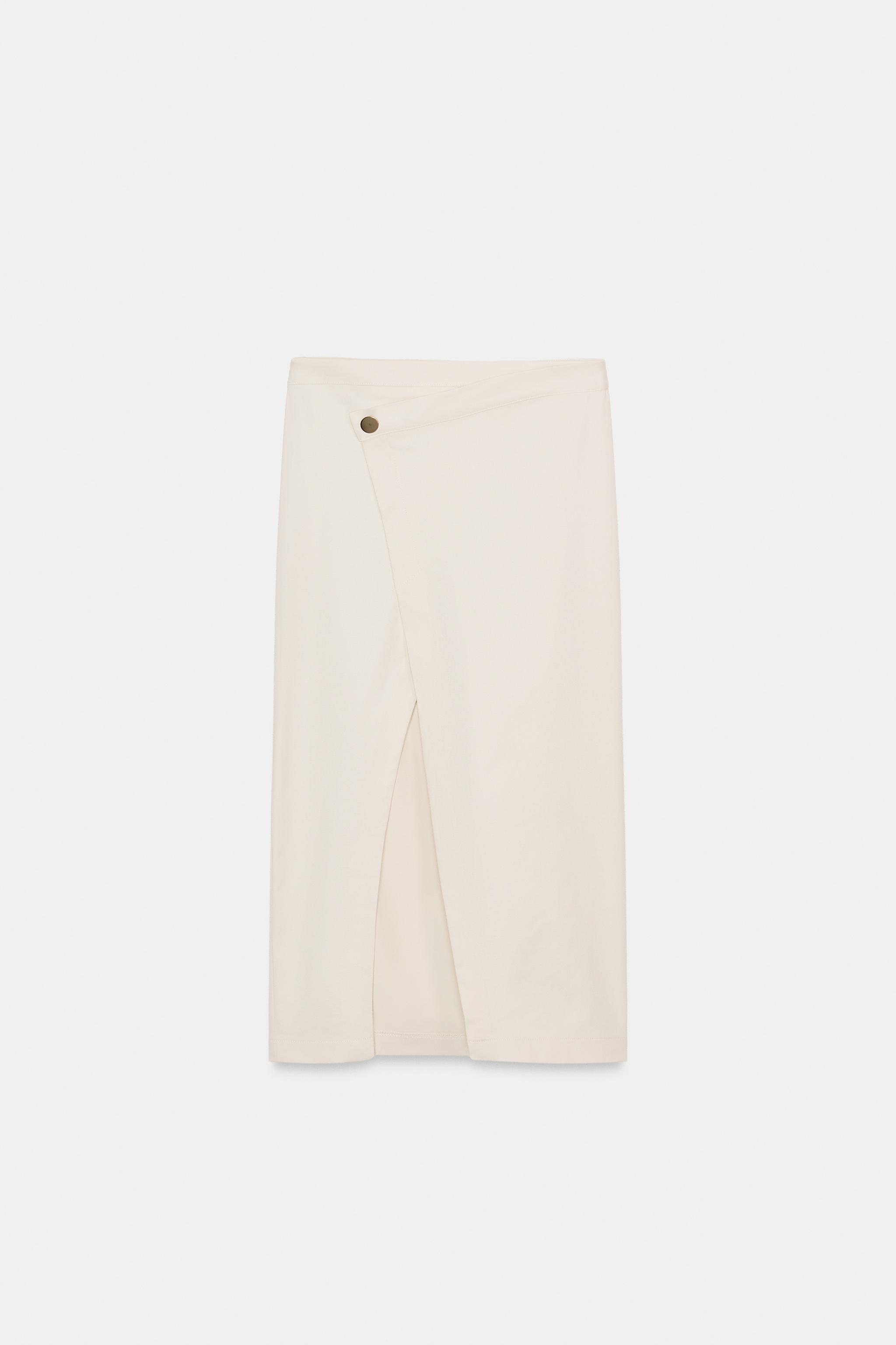 Wrap Midi Skirt
