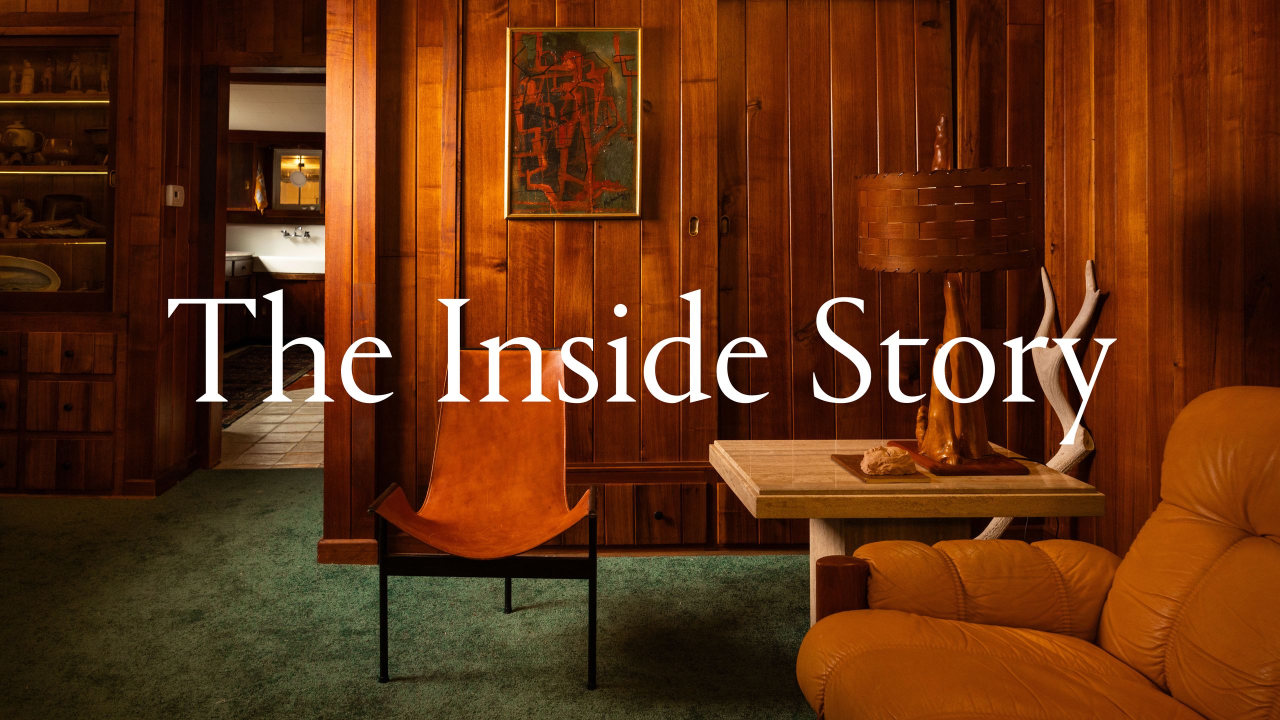 wallpaper.com - Anna Solomon - Midcentury fans! You can book this perfectly curated lake cabin in Wisconsin