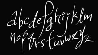 Free handwriting font example