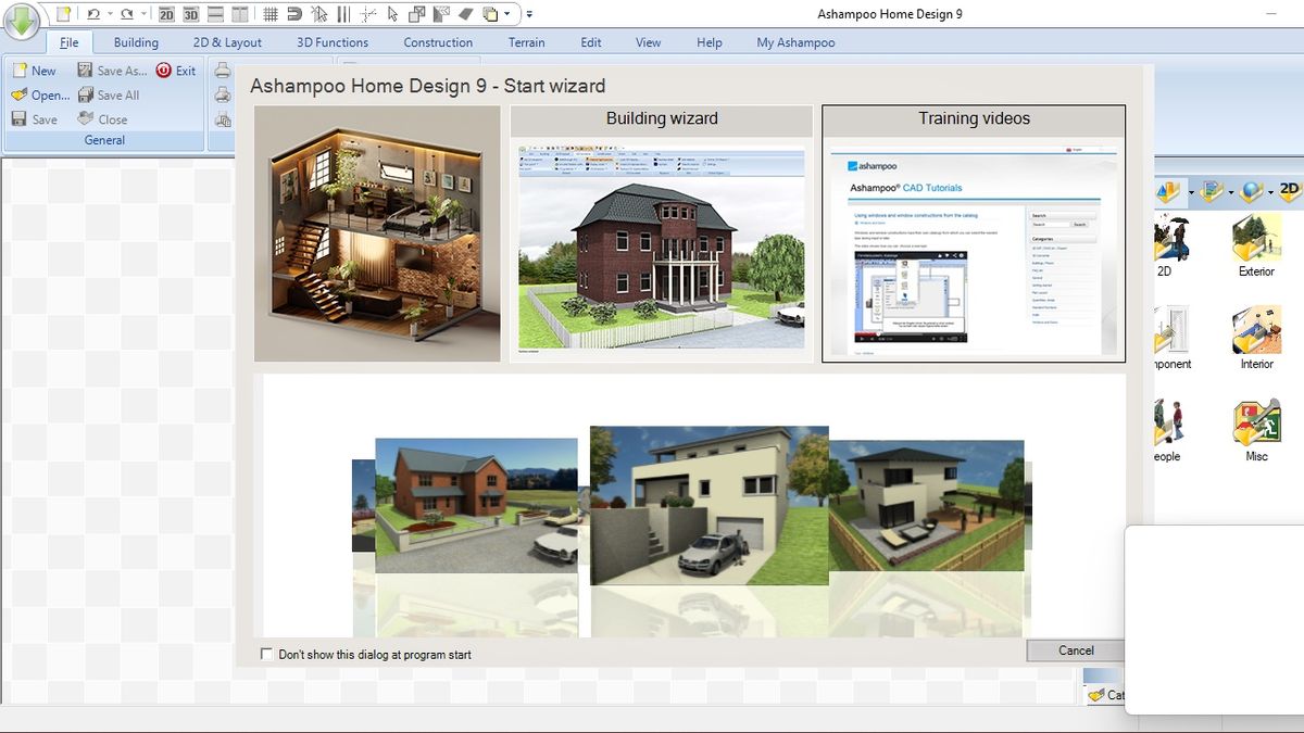Ashampoo Home Design 9 during our review