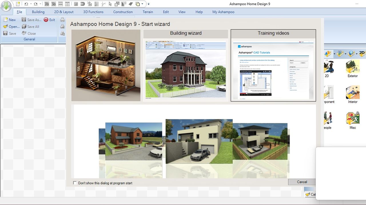 Ashampoo Home Design 9 during our review