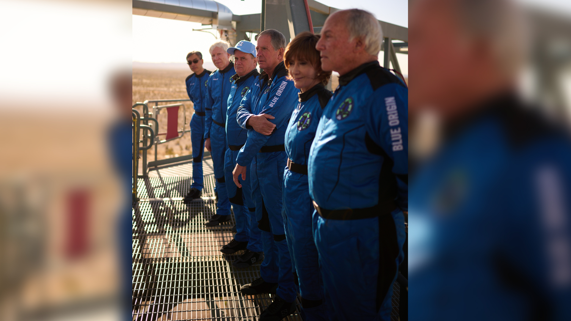 Blue Origin's NS-20 space tourism flight crew photos and training