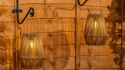 bamboo solar powered lanterns