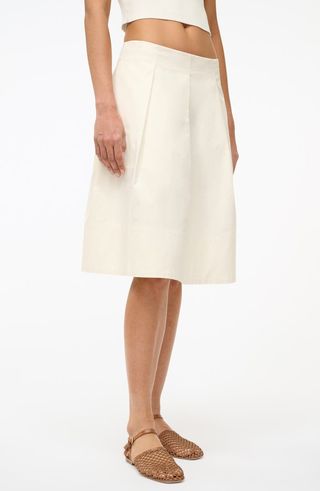 London Stretch Cotton Skirt