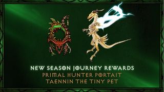Season 28 Rewards portrait frame and pet