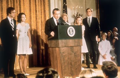 Nixon resignation.