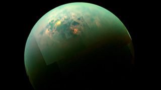 Seas on Saturn Moon Titan