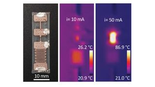 MIT researchers' semiconductor-free, fully 3D printable logic gate.