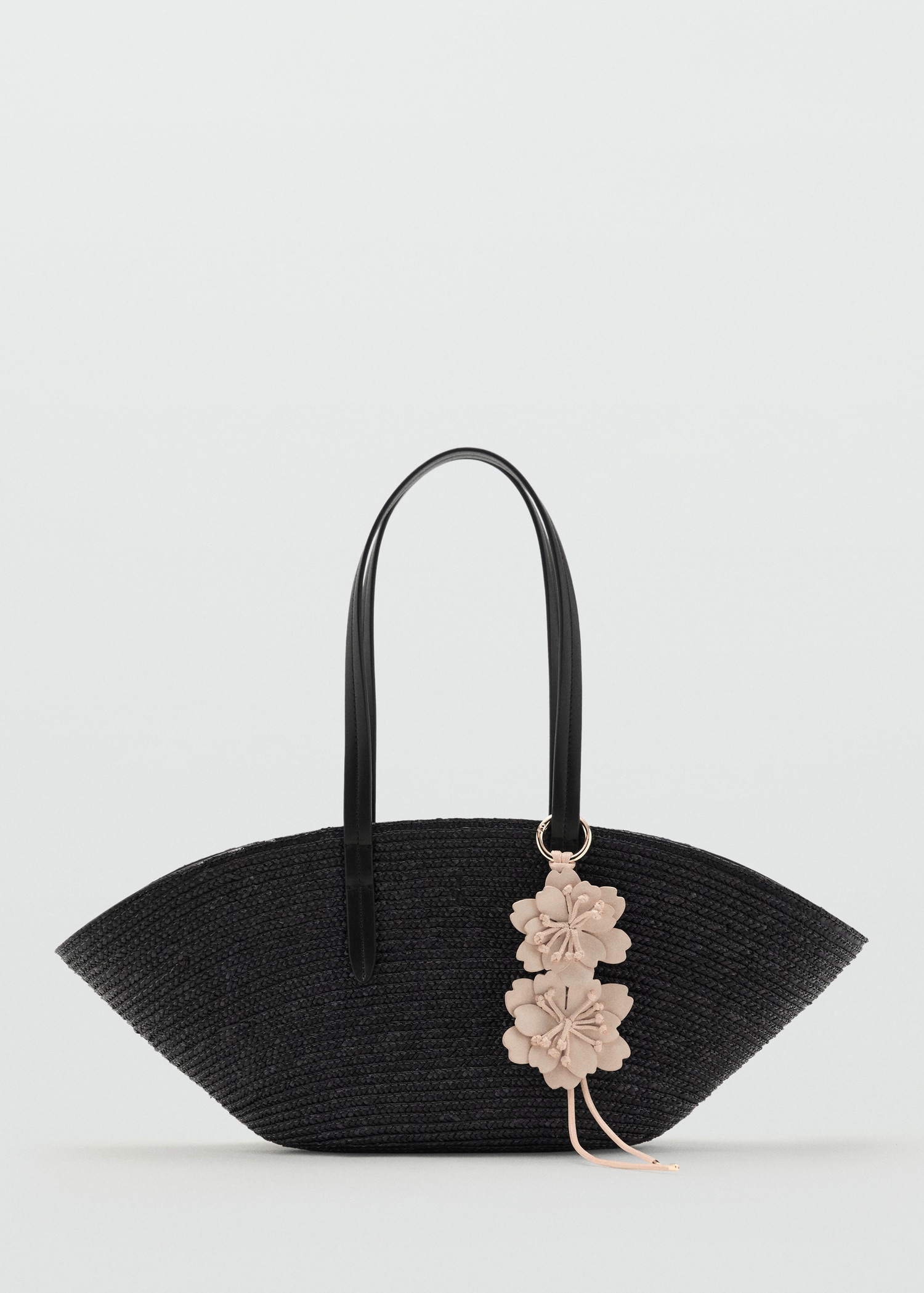 Natural Fiber Basket With Flower Charm - Women | Mango Usa