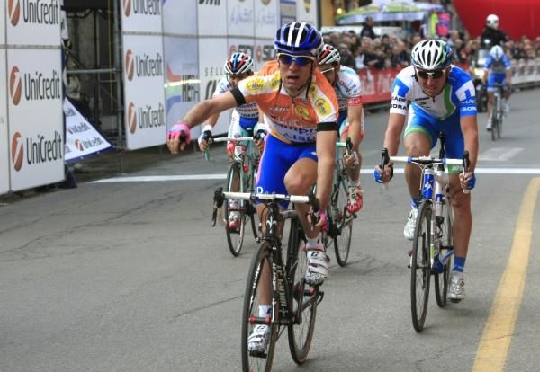 Diego Ulissi (Lampre-ISD) wins a second stage in the Coppi e Bartali race