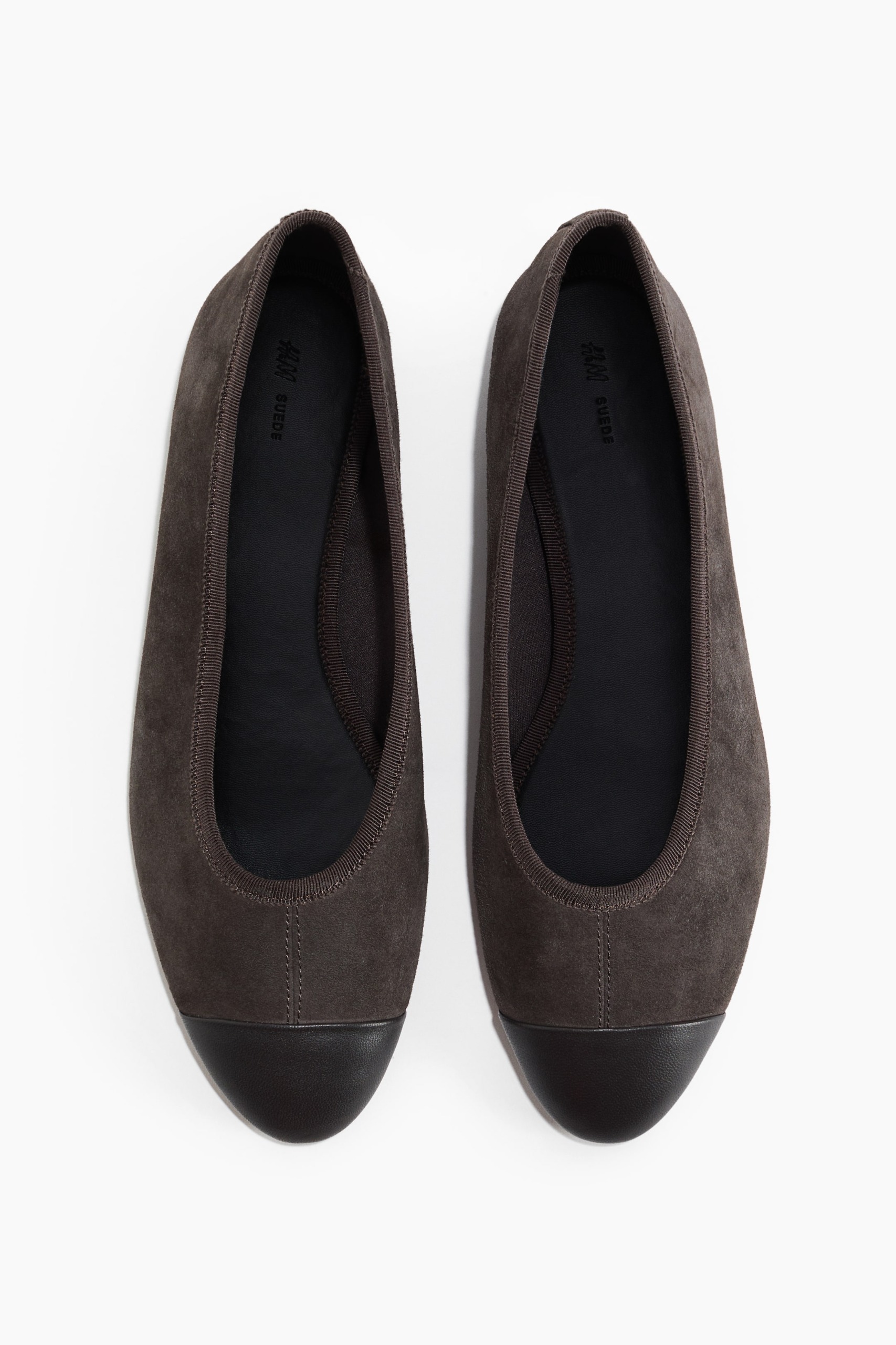 Suede Ballet Flats