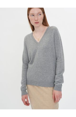 Gobi Cashmere V-Neck Sweater