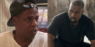 Jay-Z and Kanye West side by side