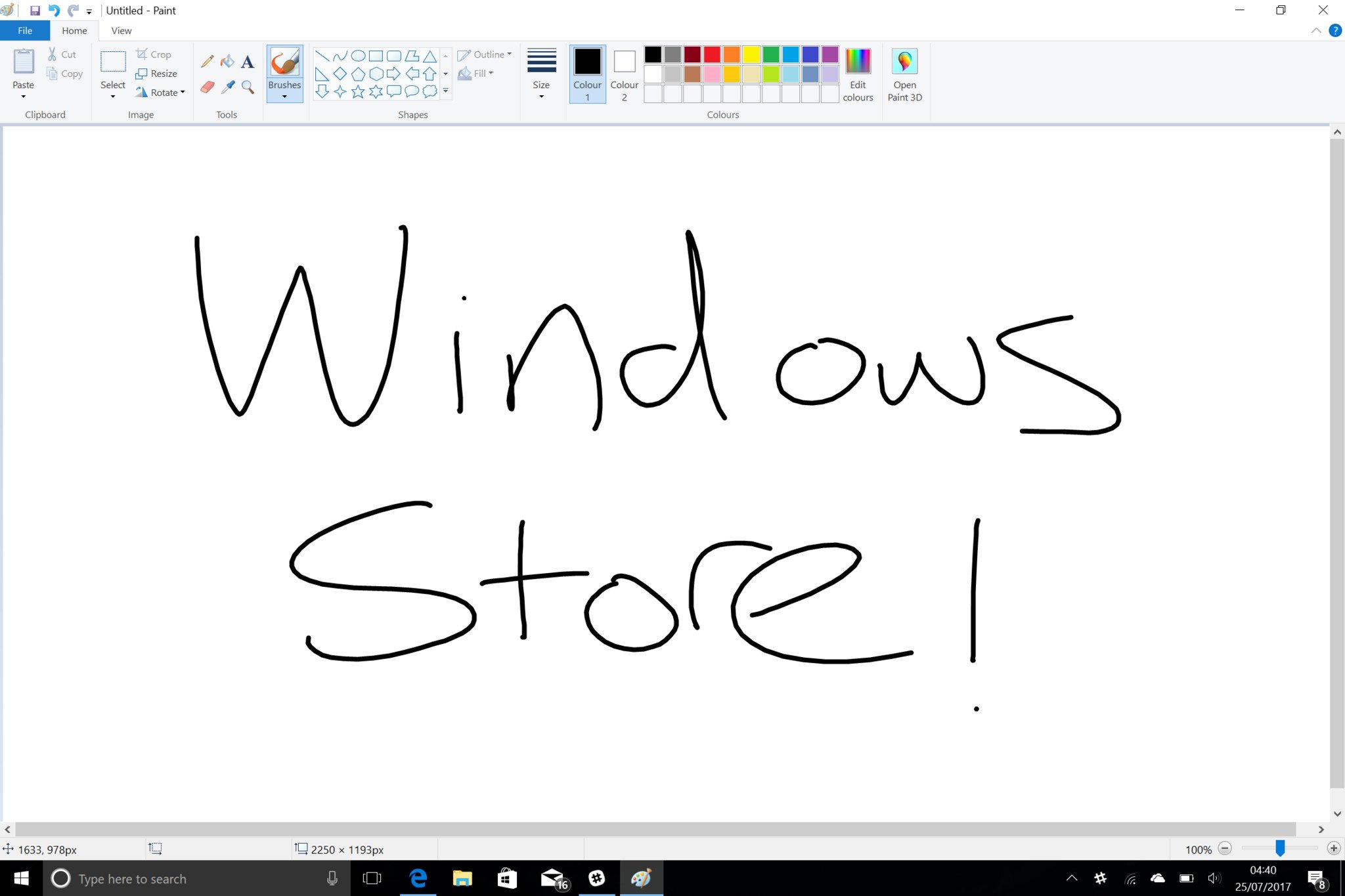 ms paint microsoft store