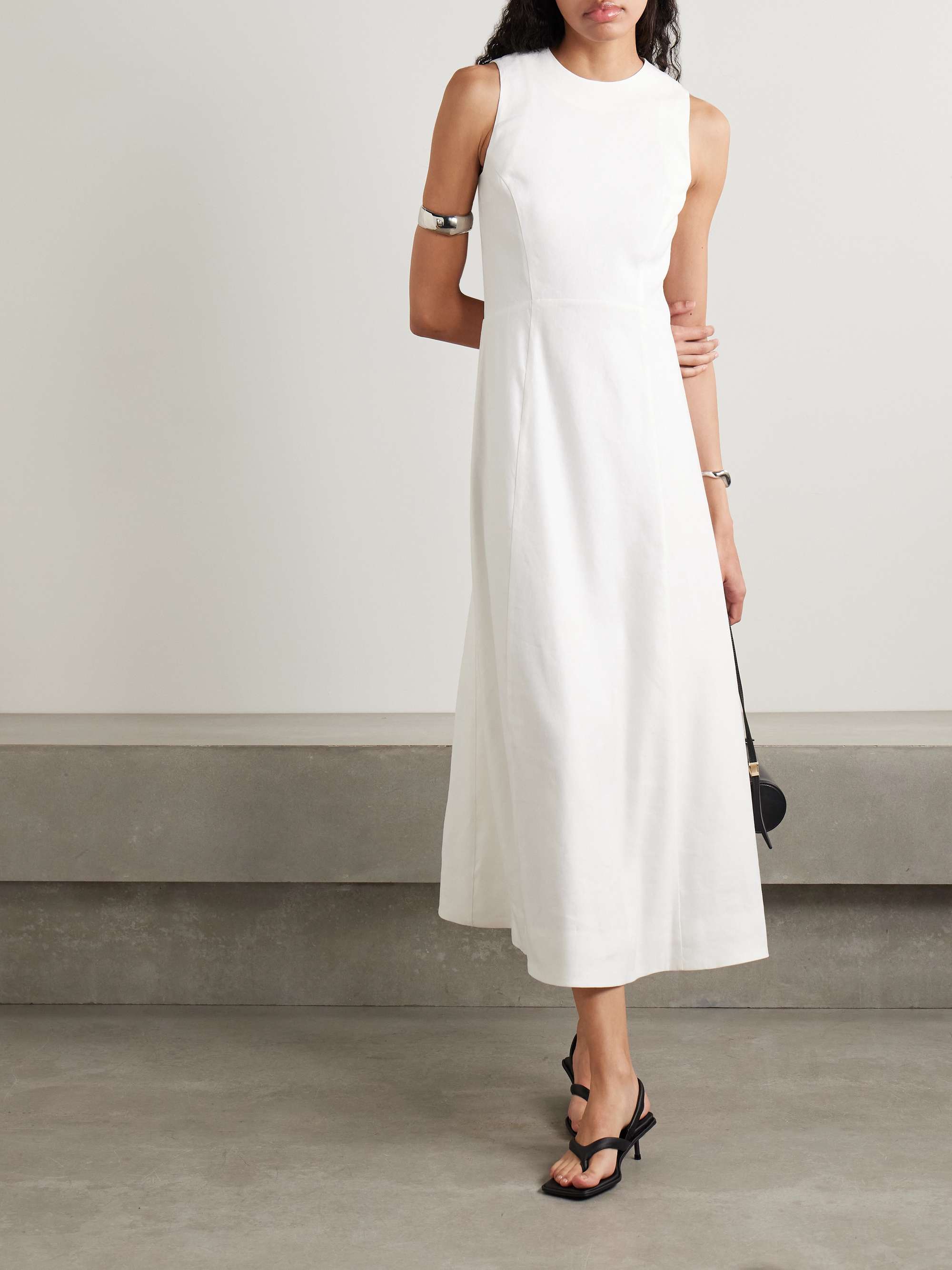 Martine Linen-Blend Maxi Dress