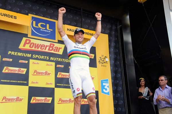 The God of Thunder was ecstatic about his stage win in the Pyrenees.