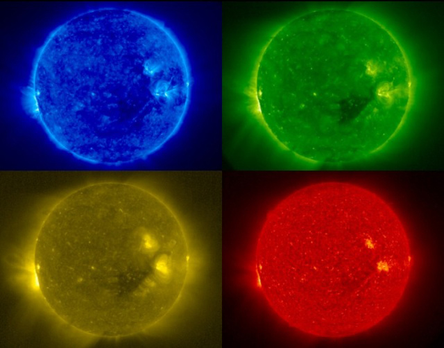 Four Views of the Sun