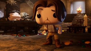 Brendan Fraser's character in The Mummy as a Funko Pop in a screenshot of Funko Fusion.