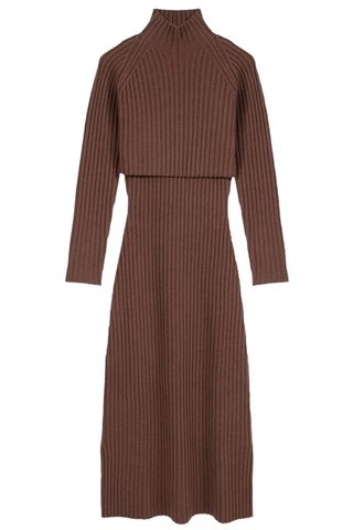 2-In-1 Wool Maxi Dress