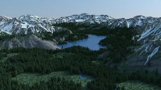 Minecraft custom maps - A hyper realistic forest and lake in Minecraft map, Vales of Amoril