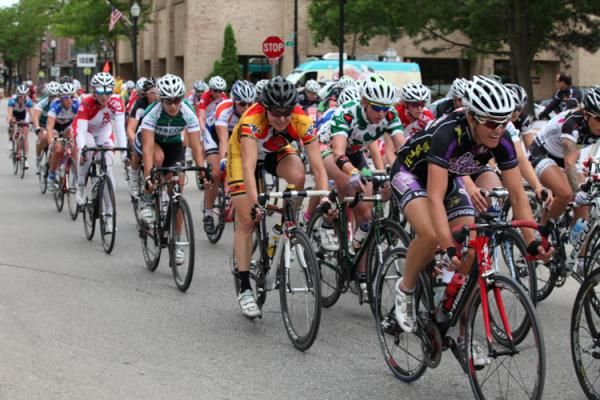 The women racing on stage nine.