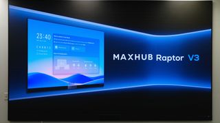 The new 165-inch MAXHUB display. 