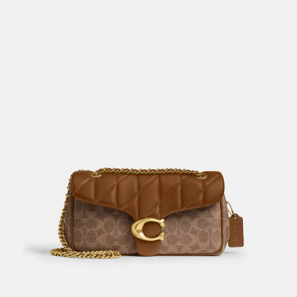 Tabby Shoulder Bag 26 in Signature Canvas With Quilting