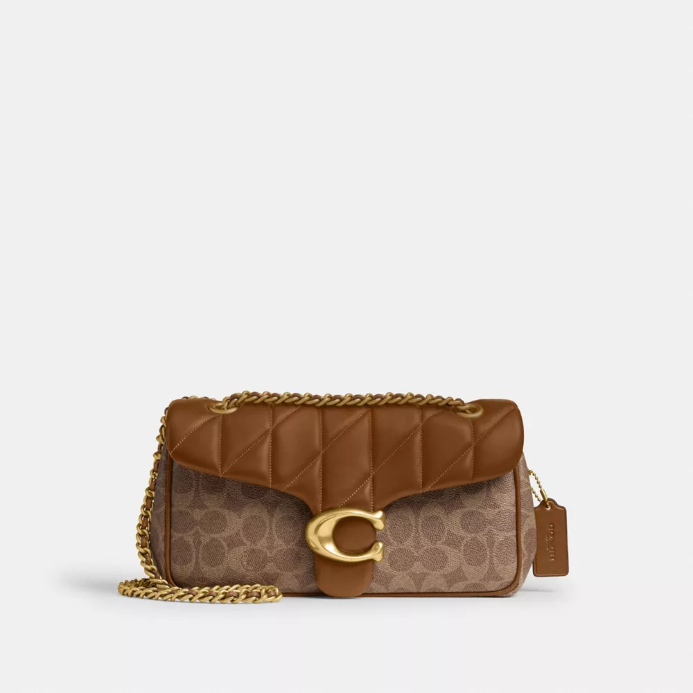 Tabby Shoulder Bag 26 in Signature Canvas With Quilting