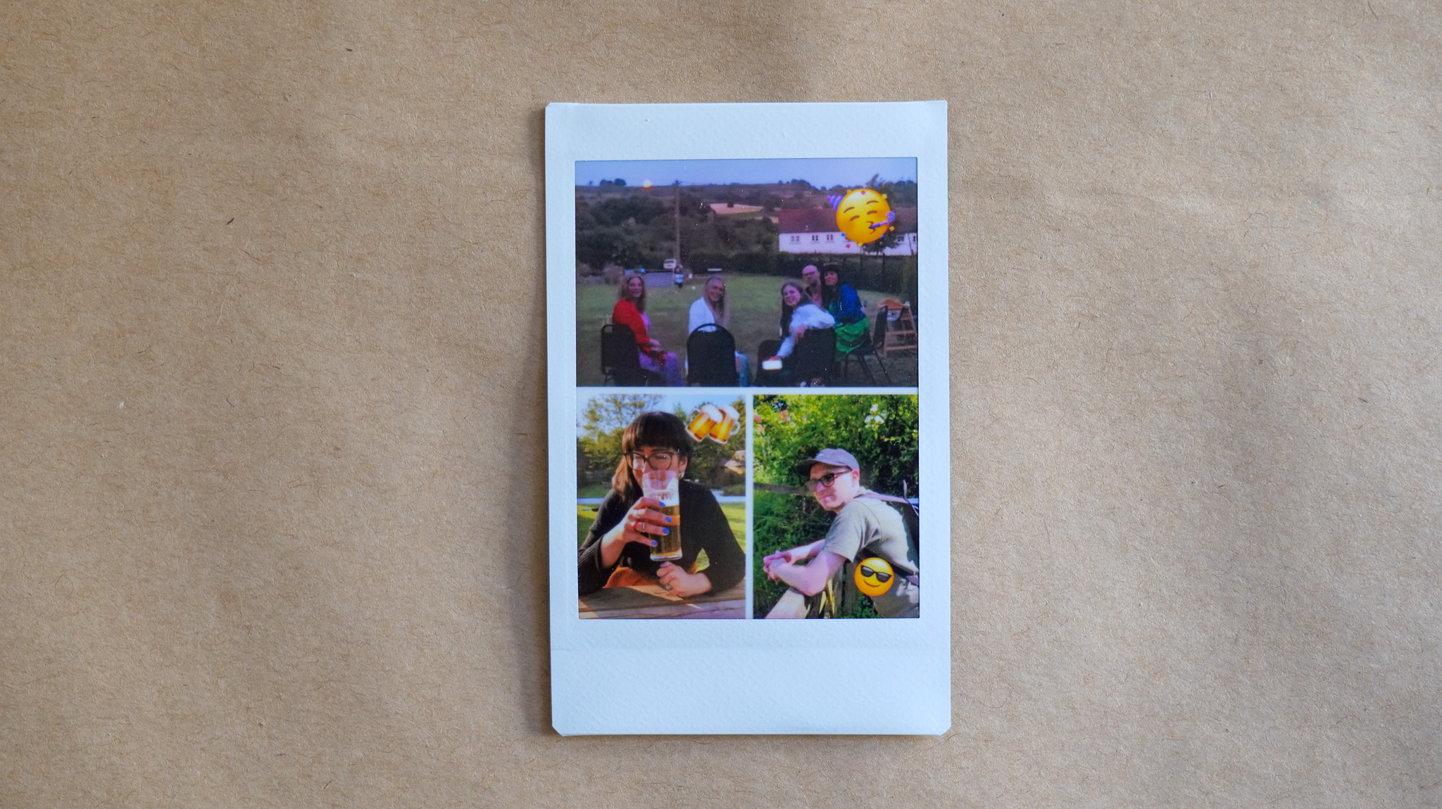 Instax mini collage print