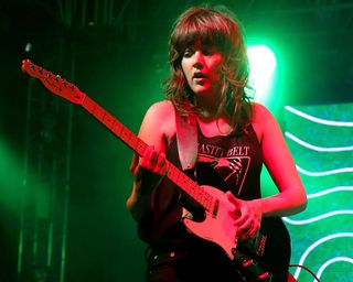 Courtney Barnett performs in concert during the Bonnaroo Music & Arts Festival on June 11, 2015 in Manchester, Tennessee.