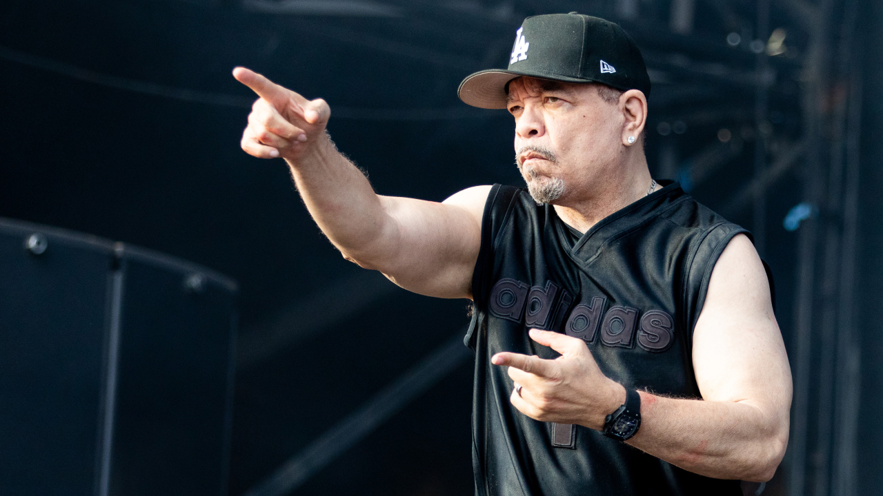 Ice-T fronting Body Count onstage in 2026